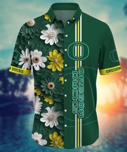 Oregon Ducks NCAA Flower Hawaii Shirt For Fans Ver 24