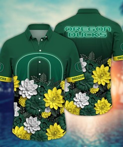 Oregon Ducks NCAA Flower Hawaii Shirt For Fans Ver 26
