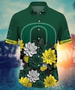Oregon Ducks NCAA Flower Hawaii Shirt For Fans Ver 26