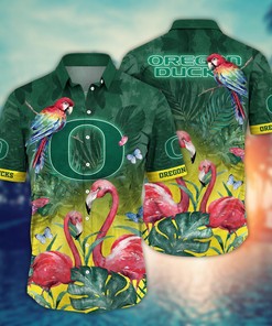 Oregon Ducks NCAA Flower Hawaii Shirt For Fans Ver 27