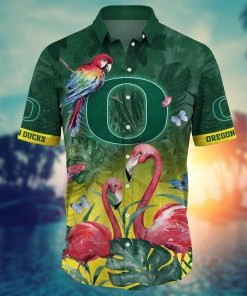 Oregon Ducks NCAA Flower Hawaii Shirt For Fans Ver 27
