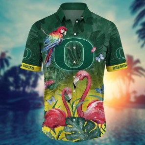 Oregon Ducks NCAA Flower Hawaii Shirt For Fans Ver 27