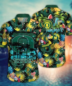 Oregon Ducks NCAA Flower Hawaii Shirt For Fans Ver 33