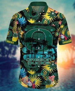 Oregon Ducks NCAA Flower Hawaii Shirt For Fans Ver 33