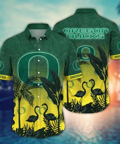 Oregon Ducks NCAA Flower Hawaii Shirt For Fans Ver 8