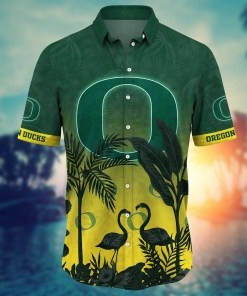 Oregon Ducks NCAA Flower Hawaii Shirt For Fans Ver 8