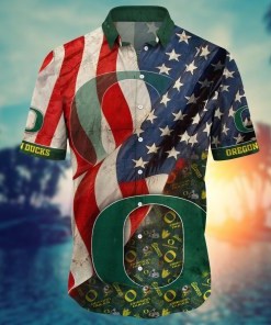 Oregon Ducks NCAA Flower Hawaii Shirt For Fans Ver 9
