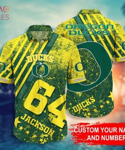 Oregon Ducks Personalized Hawaiian Shirt