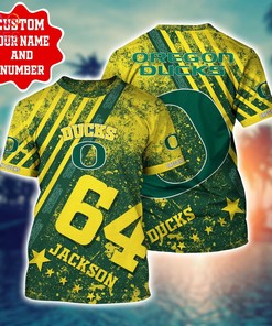 Oregon Ducks Personalized Hawaiian Shirt