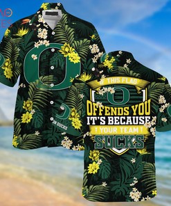 Oregon Ducks Summer Hawaiian Shirts, With Tropical Patterns for Fans