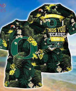 Oregon Ducks Summer Hawaiian Shirts, With Tropical Patterns for Fans