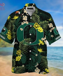 Oregon Ducks Summer Hawaiian Shirts, With Tropical Patterns for Fans