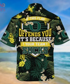 Oregon Ducks Summer Hawaiian Shirts, With Tropical Patterns for Fans