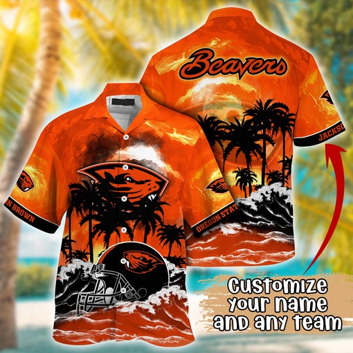 Oregon State Beavers NCAA Best Hawaiian Shirt Ever- Customize Any Team Any League