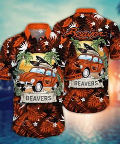 Oregon State Beavers NCAA Flower Hawaii Shirt For Fans Ver 1