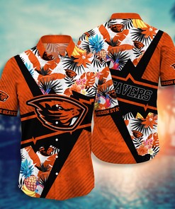 Oregon State Beavers NCAA Flower Hawaii Shirt For Fans Ver 10