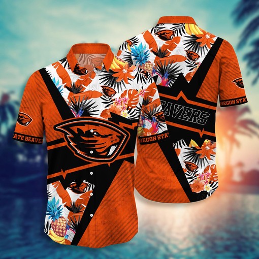 Oregon State Beavers NCAA Flower Hawaii Shirt For Fans Ver 10