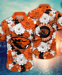 Oregon State Beavers NCAA Flower Hawaii Shirt For Fans Ver 11