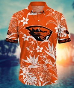 Oregon State Beavers NCAA Flower Hawaii Shirt For Fans Ver 12