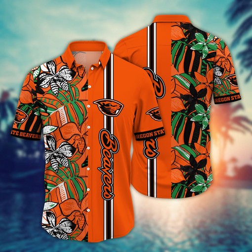 Oregon State Beavers NCAA Flower Hawaii Shirt For Fans Ver 13