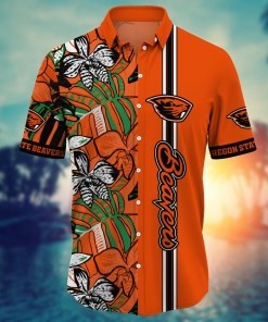 Oregon State Beavers NCAA Flower Hawaii Shirt For Fans Ver 13