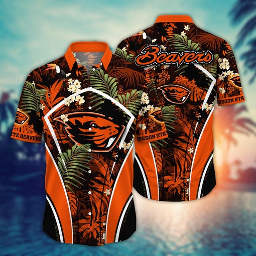 Oregon State Beavers NCAA Flower Hawaii Shirt For Fans Ver 14
