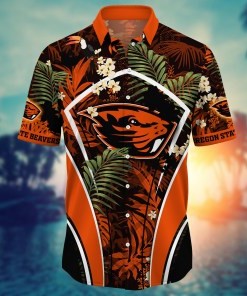 Oregon State Beavers NCAA Flower Hawaii Shirt For Fans Ver 14