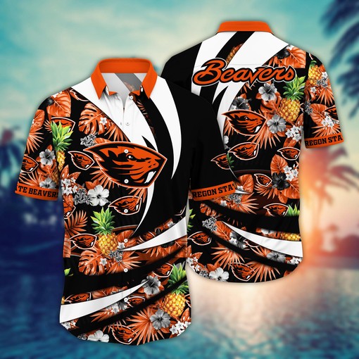 Oregon State Beavers NCAA Flower Hawaii Shirt For Fans Ver 15