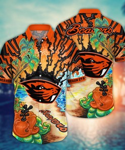 Oregon State Beavers NCAA Flower Hawaii Shirt For Fans Ver 17