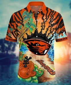 Oregon State Beavers NCAA Flower Hawaii Shirt For Fans Ver 17
