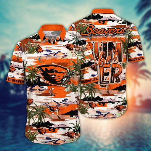 Oregon State Beavers NCAA Flower Hawaii Shirt For Fans Ver 18