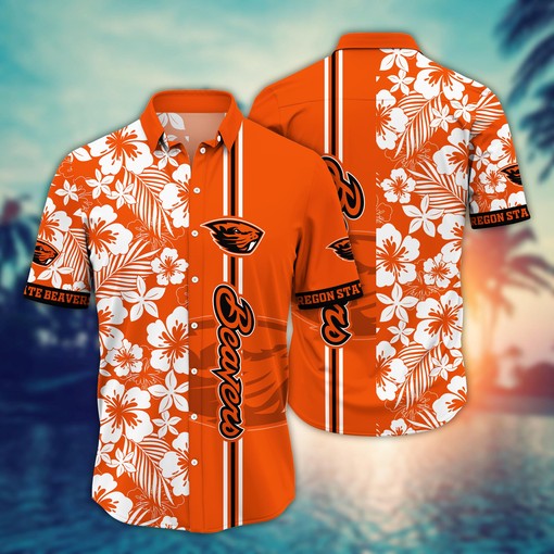 Oregon State Beavers NCAA Flower Hawaii Shirt For Fans Ver 19