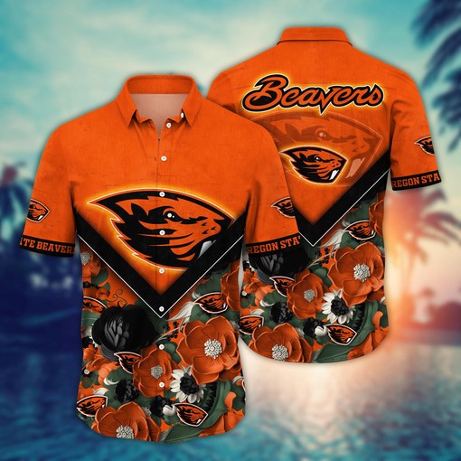 Oregon State Beavers NCAA Flower Hawaii Shirt For Fans Ver 20