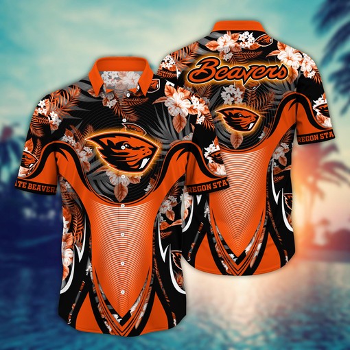 Oregon State Beavers NCAA Flower Hawaii Shirt For Fans Ver 22