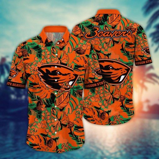 Oregon State Beavers NCAA Flower Hawaii Shirt For Fans Ver 27