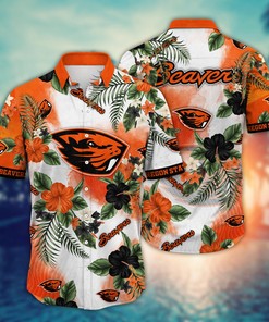 Oregon State Beavers NCAA Flower Hawaii Shirt For Fans Ver 28