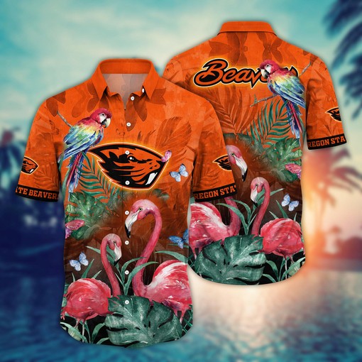 Oregon State Beavers NCAA Flower Hawaii Shirt For Fans Ver 29