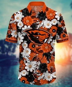 Oregon State Beavers NCAA Flower Hawaii Shirt For Fans Ver 3