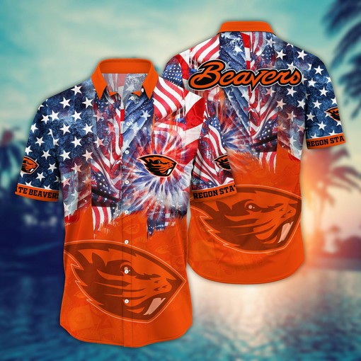 Oregon State Beavers NCAA Flower Hawaii Shirt For Fans Ver 31