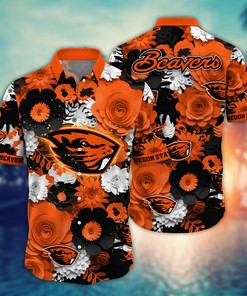 Oregon State Beavers NCAA Flower Hawaii Shirt For Fans Ver 35