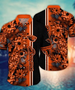Oregon State Beavers NCAA Flower Hawaii Shirt For Fans Ver 4