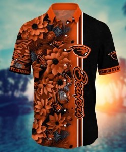Oregon State Beavers NCAA Flower Hawaii Shirt For Fans Ver 4