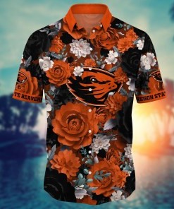 Oregon State Beavers NCAA Flower Hawaii Shirt For Fans Ver 6