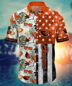 Oregon State Beavers NCAA Flower Hawaii Shirt For Fans Ver 7