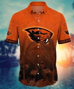 Oregon State Beavers NCAA Flower Hawaii Shirt For Fans Ver 9
