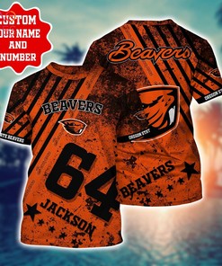 Oregon State Beavers Personalized Hawaiian Shirt