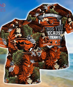 Oregon State Beavers Summer Hawaiian Shirts, With Tropical Patterns for Fans