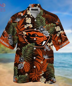 Oregon State Beavers Summer Hawaiian Shirts, With Tropical Patterns for Fans