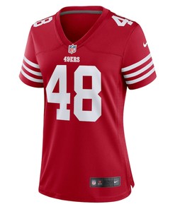 Oren Burks San Francisco 49ers Women's Game Player Jersey - Scarlet