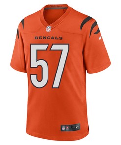 Orlando Brown Jr. 57 Cincinnati Bengals Men Alternate Game Jersey - Orange